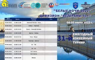 Сегодня в Сестрорецке стартуют игры дивизиона "Ветераны 50+"
