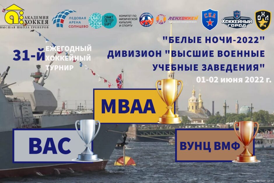 Представляем итоги второго игрового дня дивизиона "Высшие военные заведения" на турнире "Белые Ночи"